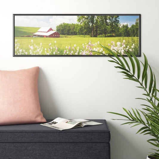 Panoramic Poster Single Image Frame Black